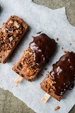 Chocolate vegan popsicles