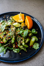 Crunchy asparagus salad